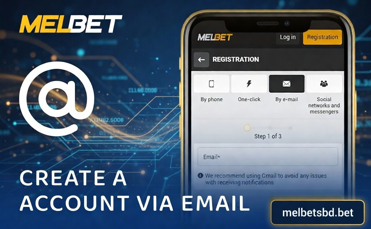 Create an account via email